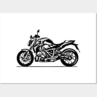 R1250R Bike Sketch Art Posters and Art